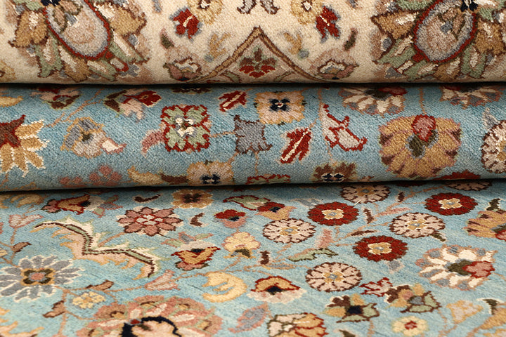 Cadet Blue Mahal 8' x 10' 5 - No. 68558 - ALRUG Rug Store