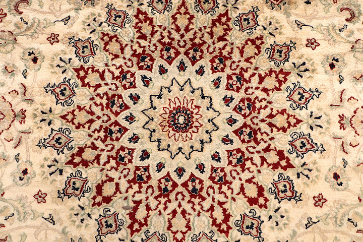 Blanched Almond Kashan 8'  2" x 10'  2" - No. QA81514