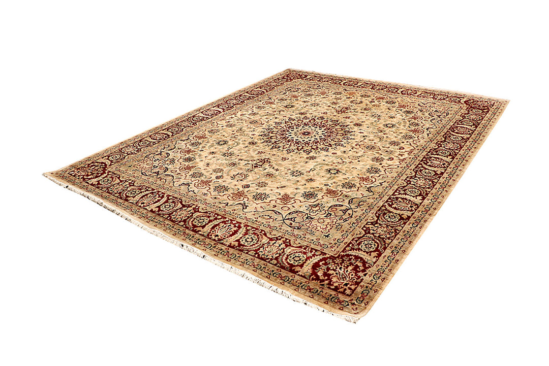 Blanched Almond Kashan 8' 2 x 10' 2 - No. 68561 - ALRUG Rug Store