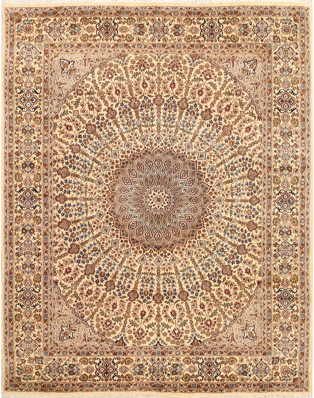 Blanched Almond Gombud 8' 1 x 10' 2 - No. 68564 - ALRUG Rug Store