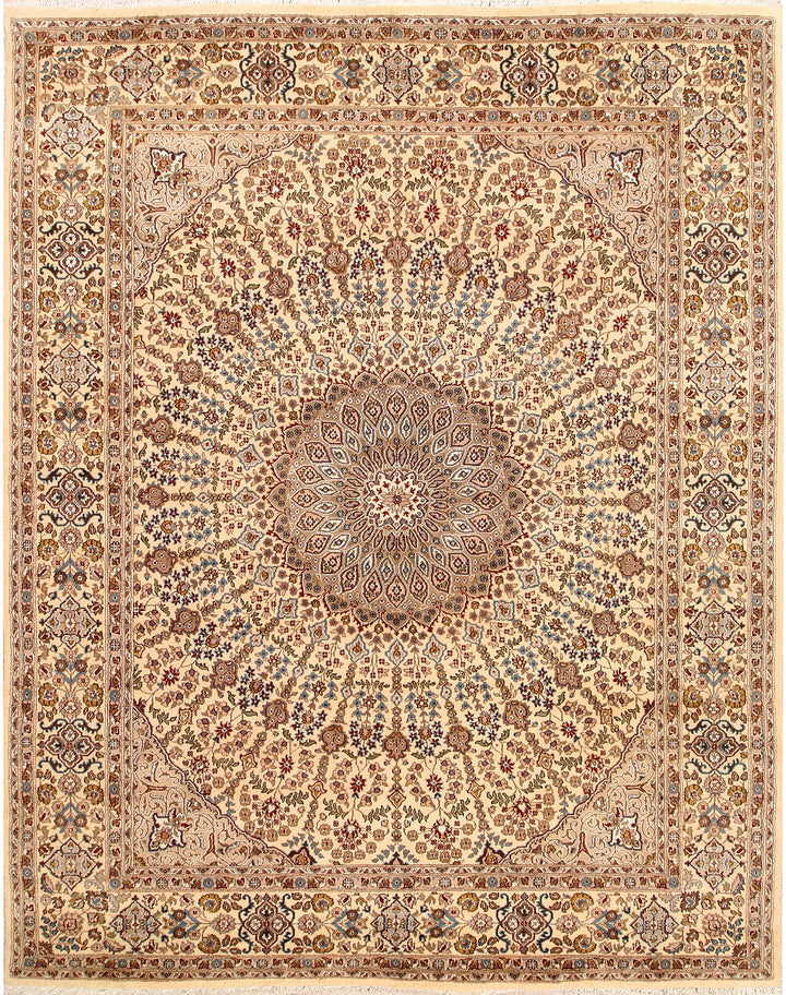 Blanched Almond Gombud 8' 1 x 10' 2 - No. 68564 - ALRUG Rug Store