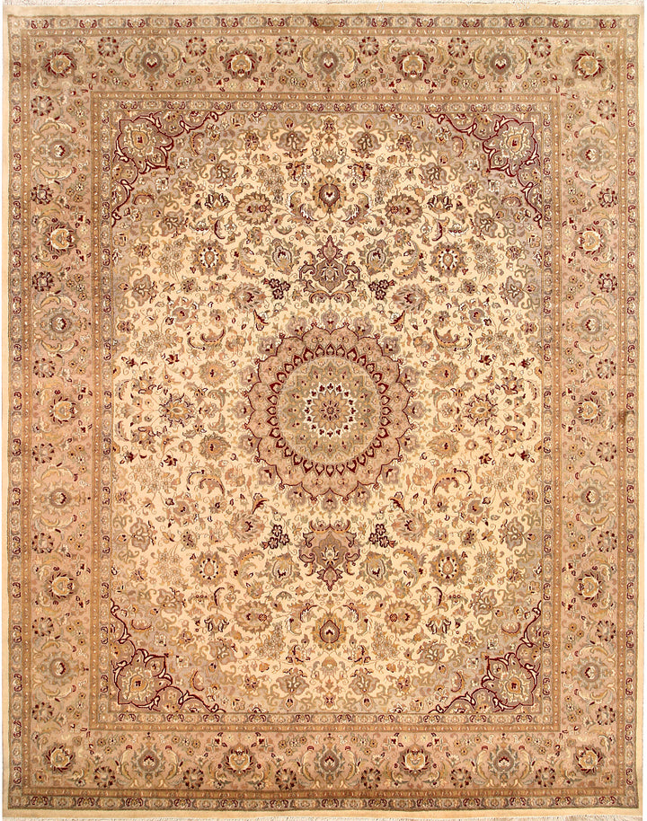 Blanched Almond Kashan 8' x 10' 3 - No. 68567 - ALRUG Rug Store