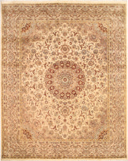 Blanched Almond Isfahan 8' 1 x 10' 2 - No. 68569 - ALRUG Rug Store