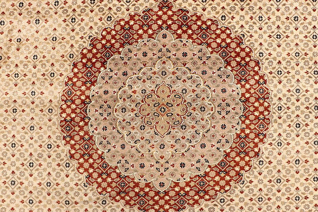 Blanched Almond Tabriz 8' x 11' 2 - No. 68570 - ALRUG Rug Store