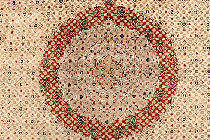 Blanched Almond Tabriz 8' x 11' 2 - No. 68570 - ALRUG Rug Store