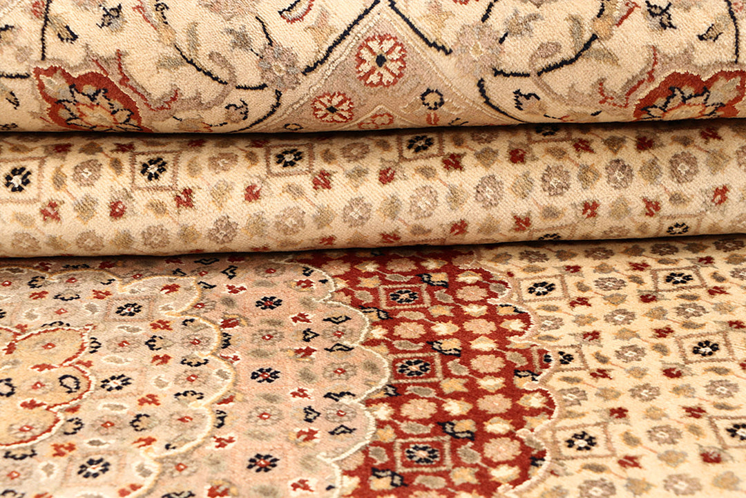 Blanched Almond Tabriz 8' x 11' 2 - No. 68570 - ALRUG Rug Store