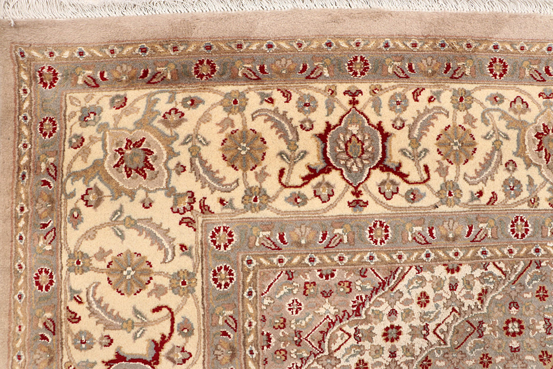 Peach Puff Tabriz 8'  1" x 10'  9" - No. QA14282