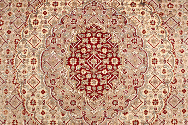 Peach Puff Tabriz 8'  1" x 10'  9" - No. QA14282