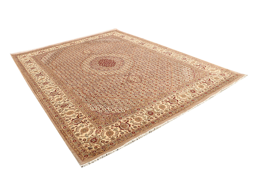 Peach Puff Tabriz 8' 1 x 10' 9 - No. 68573 - ALRUG Rug Store