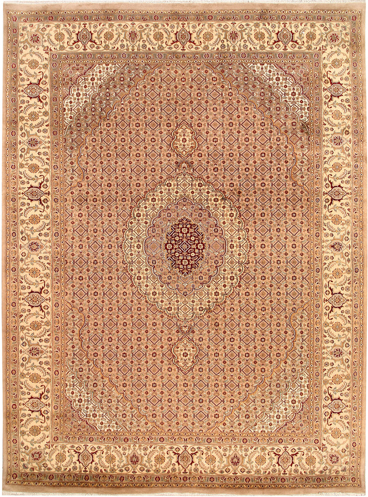 Peach Puff Tabriz 8'  1" x 10'  9" - No. QA14282