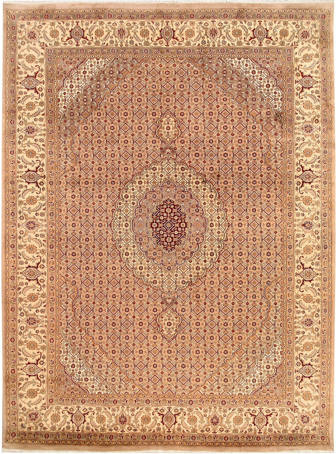 Peach Puff Tabriz 8' 1 x 10' 9 - No. 68573 - ALRUG Rug Store