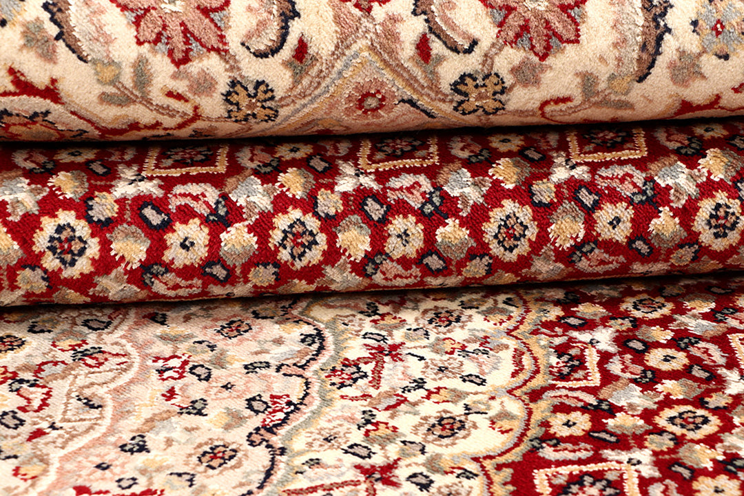 Dark Red Tabriz 8'  x" 10'  6" - No. QA35552