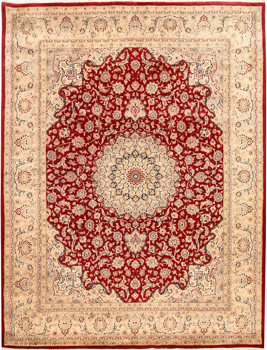 Firebrick Kashan 8' 1 x 10' 6 - No. 68576 - ALRUG Rug Store