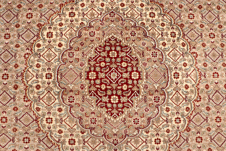 Peach Puff Tabriz 8' x 10' 8 - No. 68580 - ALRUG Rug Store