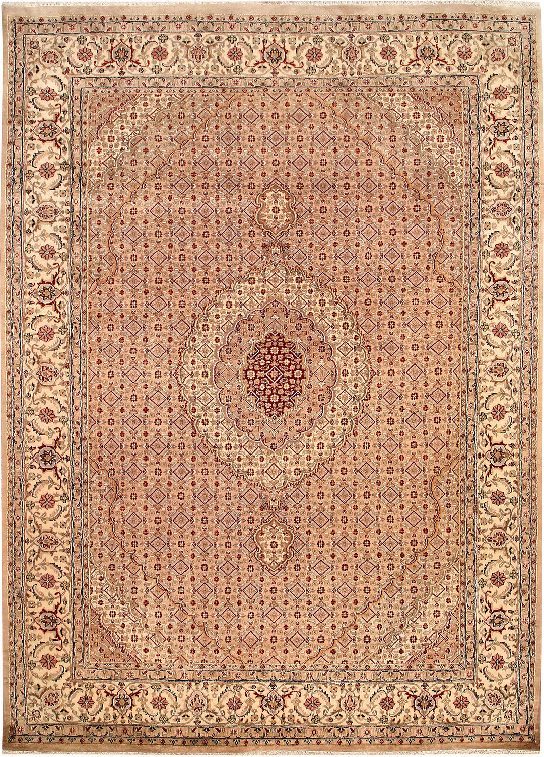 Peach Puff Tabriz 8' x 11' 1 - No. 68581 - ALRUG Rug Store