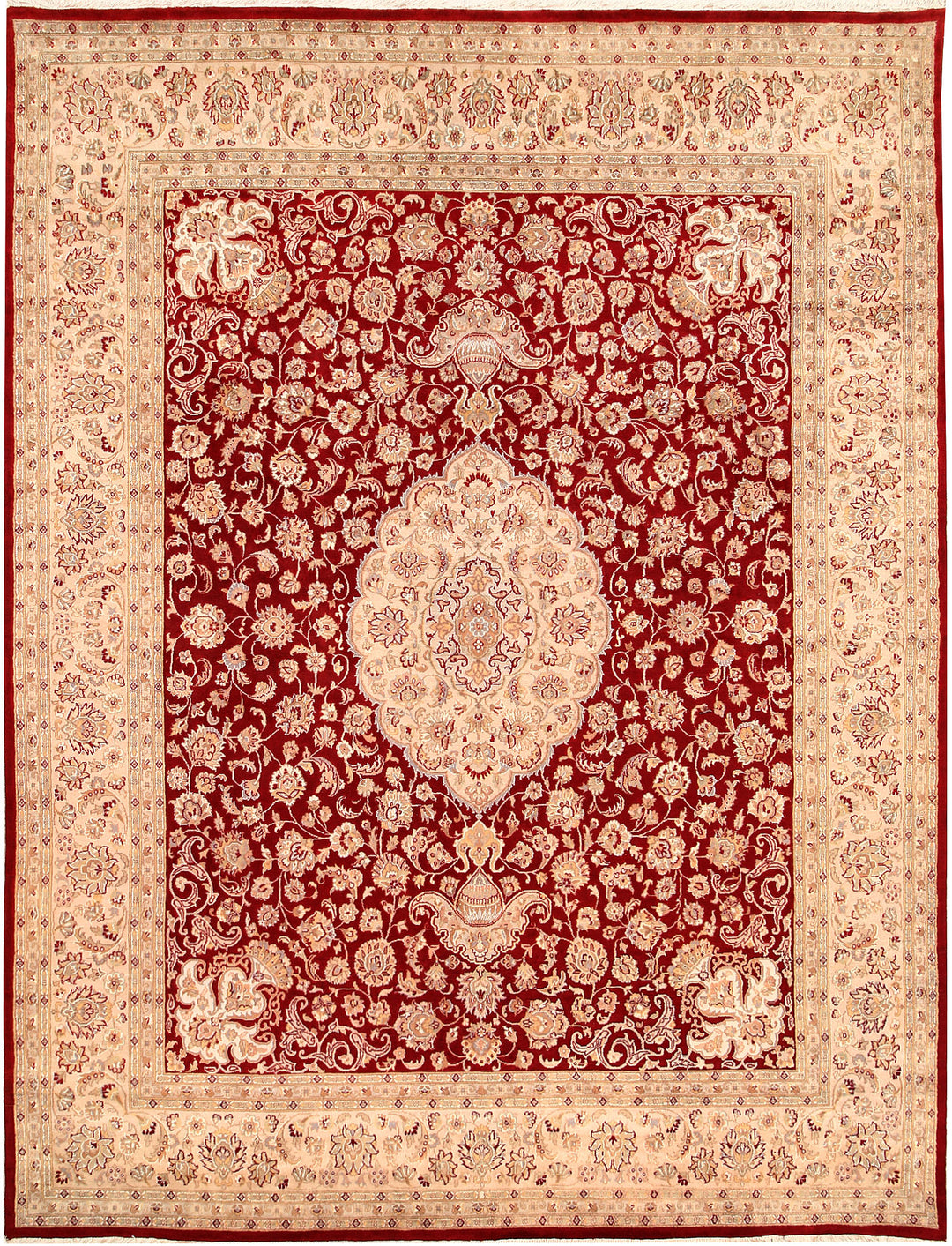 Firebrick Isfahan 7' 11 x 10' 4 - No. 68584 - ALRUG Rug Store