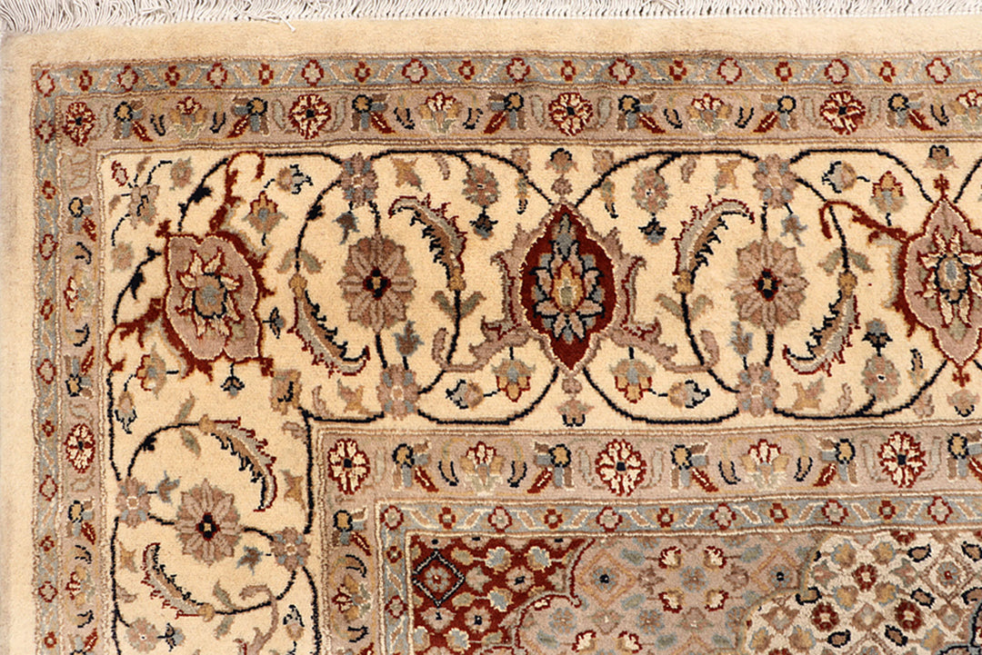 Blanched Almond Tabriz 7' 11 x 11' 2 - No. 68588 - ALRUG Rug Store