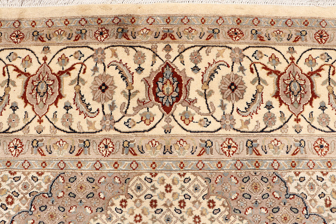 Blanched Almond Tabriz 7' 11 x 11' 2 - No. 68588 - ALRUG Rug Store