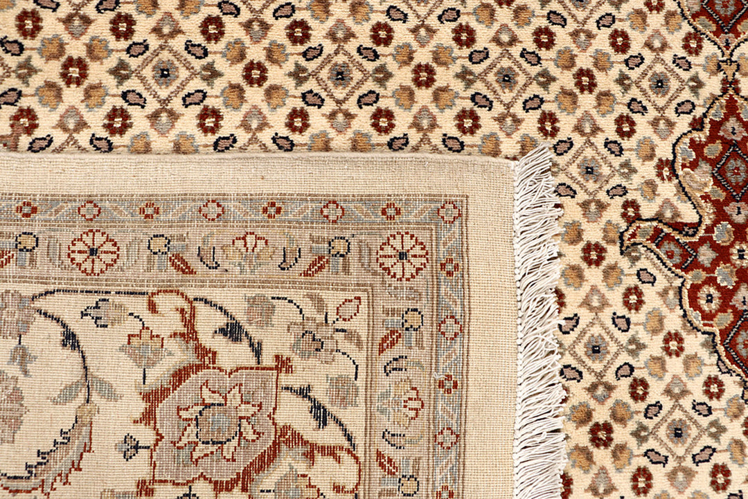 Blanched Almond Tabriz 7' 11 x 11' 2 - No. 68588 - ALRUG Rug Store