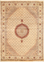 Blanched Almond Tabriz 7' 11 x 11' 2 - No. 68591 - ALRUG Rug Store