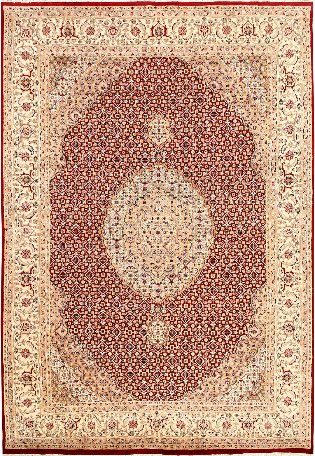 Firebrick Tabriz 7' 10 x 11' 5 - No. 68592 - ALRUG Rug Store