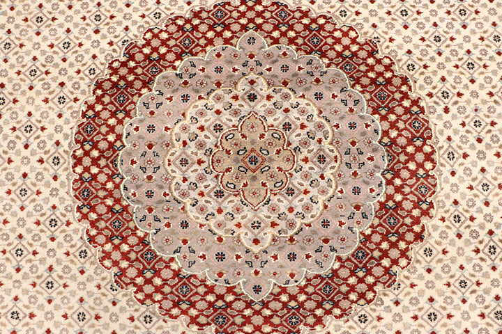 Blanched Almond Tabriz 7' 9 x 10' 11 - No. 68593 - ALRUG Rug Store