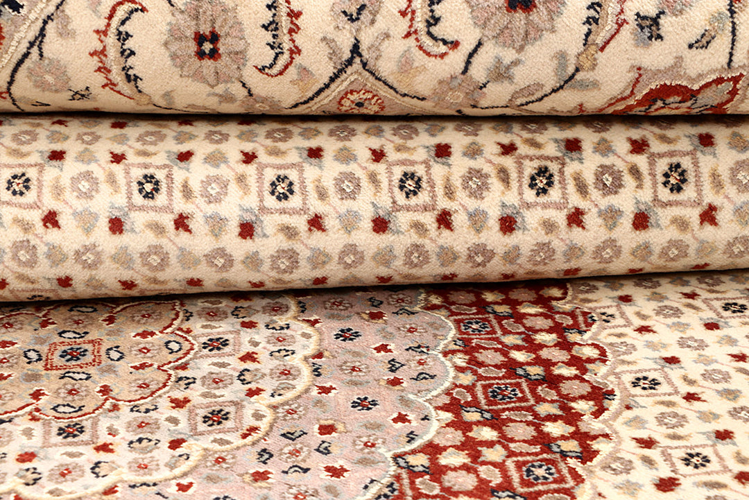 Blanched Almond Tabriz 7' 9 x 10' 11 - No. 68593 - ALRUG Rug Store