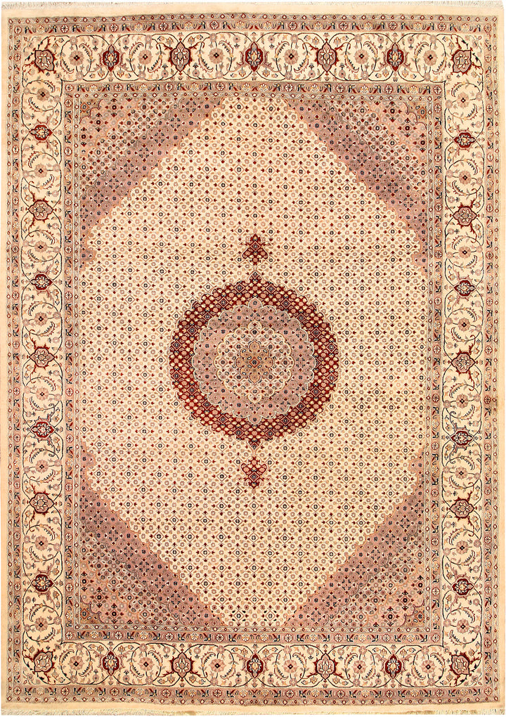 Blanched Almond Tabriz 7' 9 x 10' 11 - No. 68593 - ALRUG Rug Store