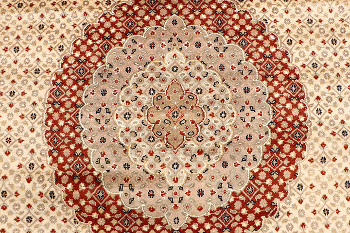 Blanched Almond Tabriz 7' 9 x 11' 3 - No. 68594 - ALRUG Rug Store