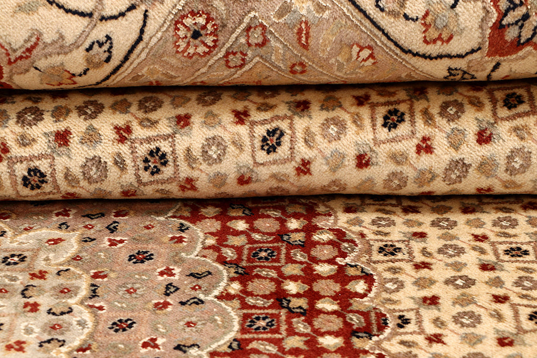 Blanched Almond Tabriz 7' 9 x 11' 3 - No. 68594 - ALRUG Rug Store