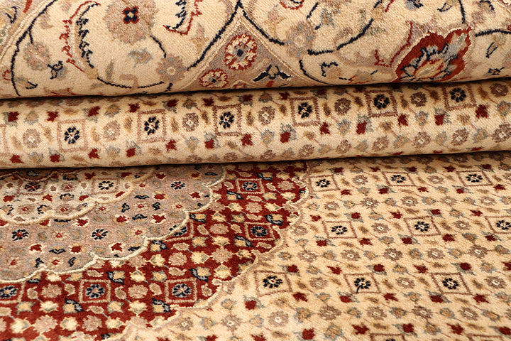 Blanched Almond Tabriz 7' 11 x 11' 4 - No. 68595 - ALRUG Rug Store