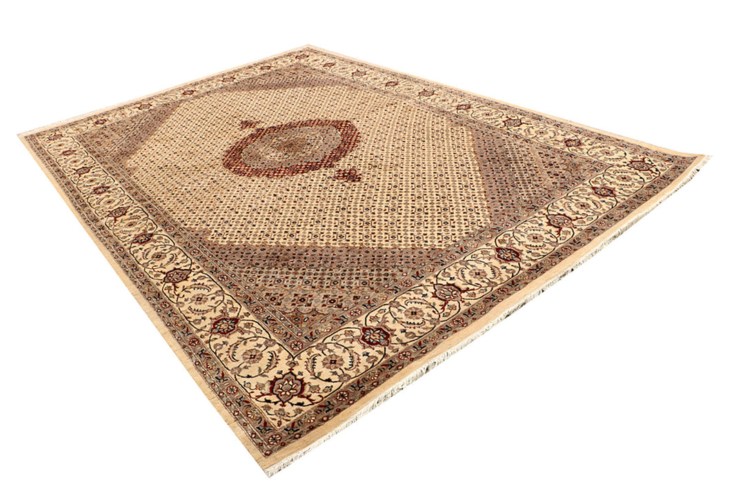 Blanched Almond Tabriz 7'  11" x 11'  4" - No. QA24023