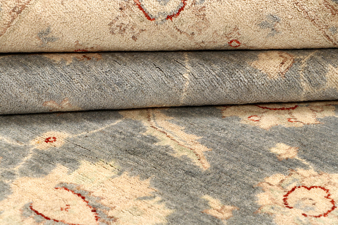 Dark Grey Oushak 5' 4 x 7' 9 - No. 68604 - ALRUG Rug Store