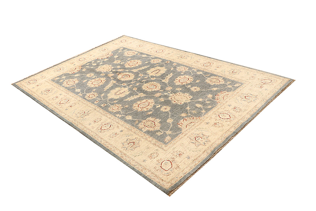 Dark Grey Oushak 5' 4 x 7' 9 - No. 68604 - ALRUG Rug Store