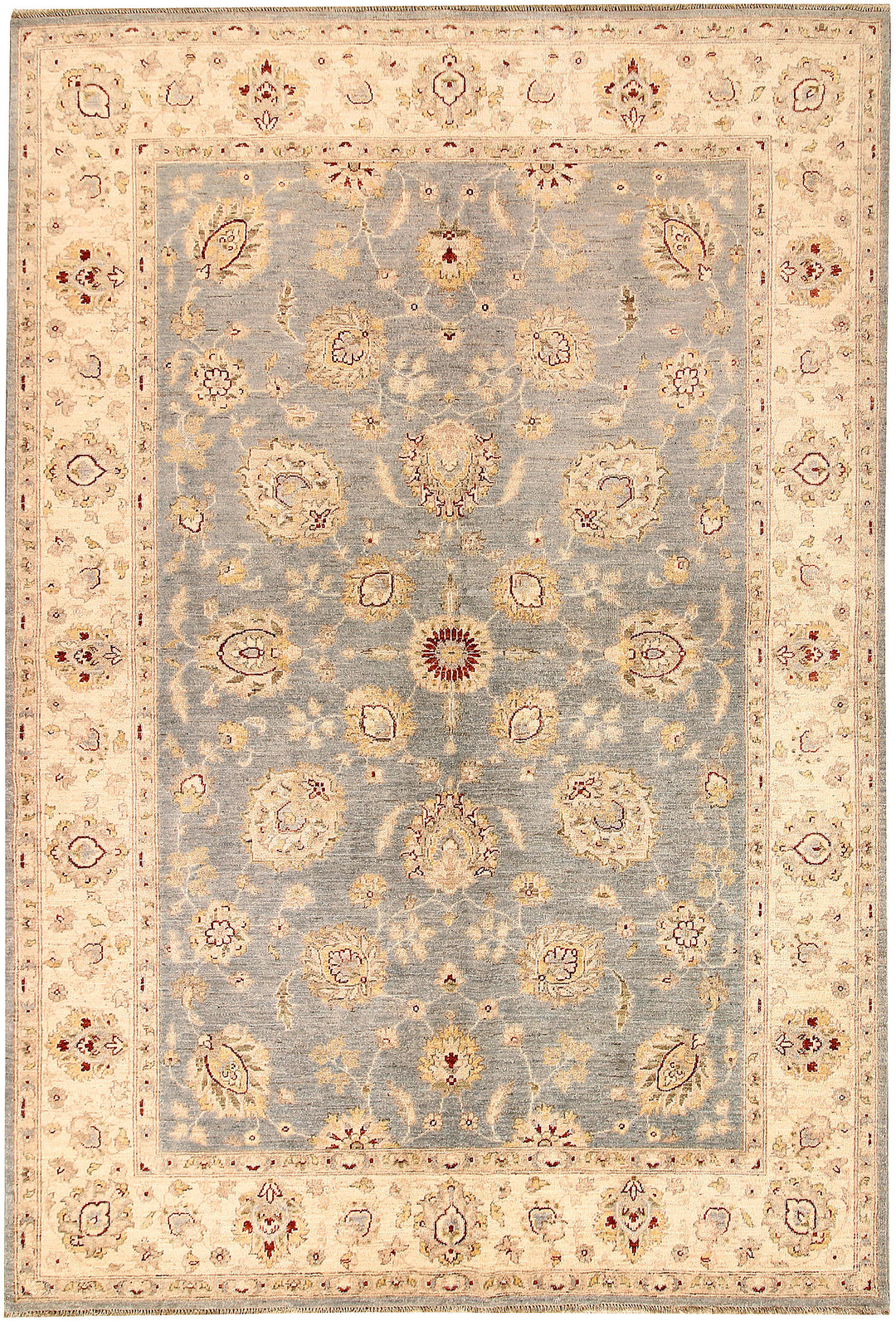 Silver Oushak 6' 8 x 9' 9 - No. 68608 - ALRUG Rug Store