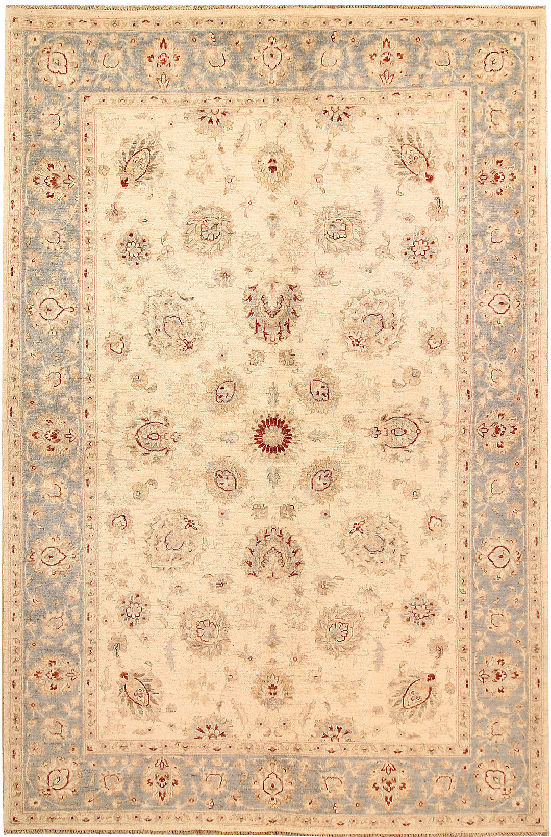 Blanched Almond Oushak 6' 4 x 9' 8 - No. 68609 - ALRUG Rug Store