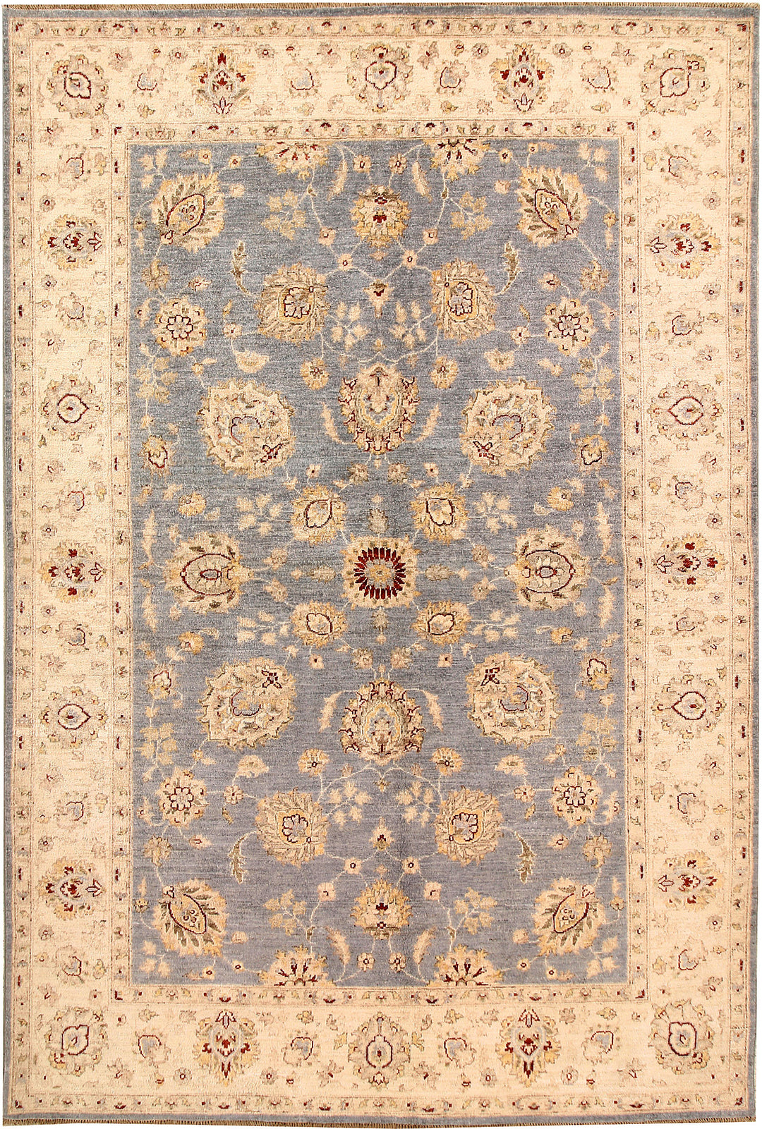Light Slate Grey Oushak 6' 5 x 9' 9 - No. 68610 - ALRUG Rug Store