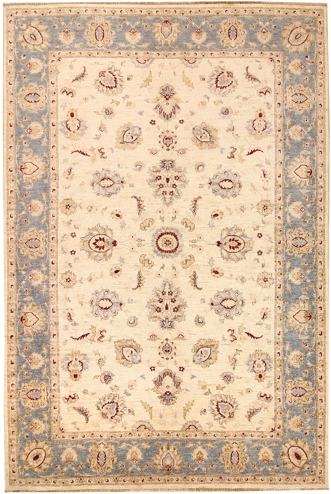 Blanched Almond Oushak 6' 7 x 9' 8 - No. 68614 - ALRUG Rug Store