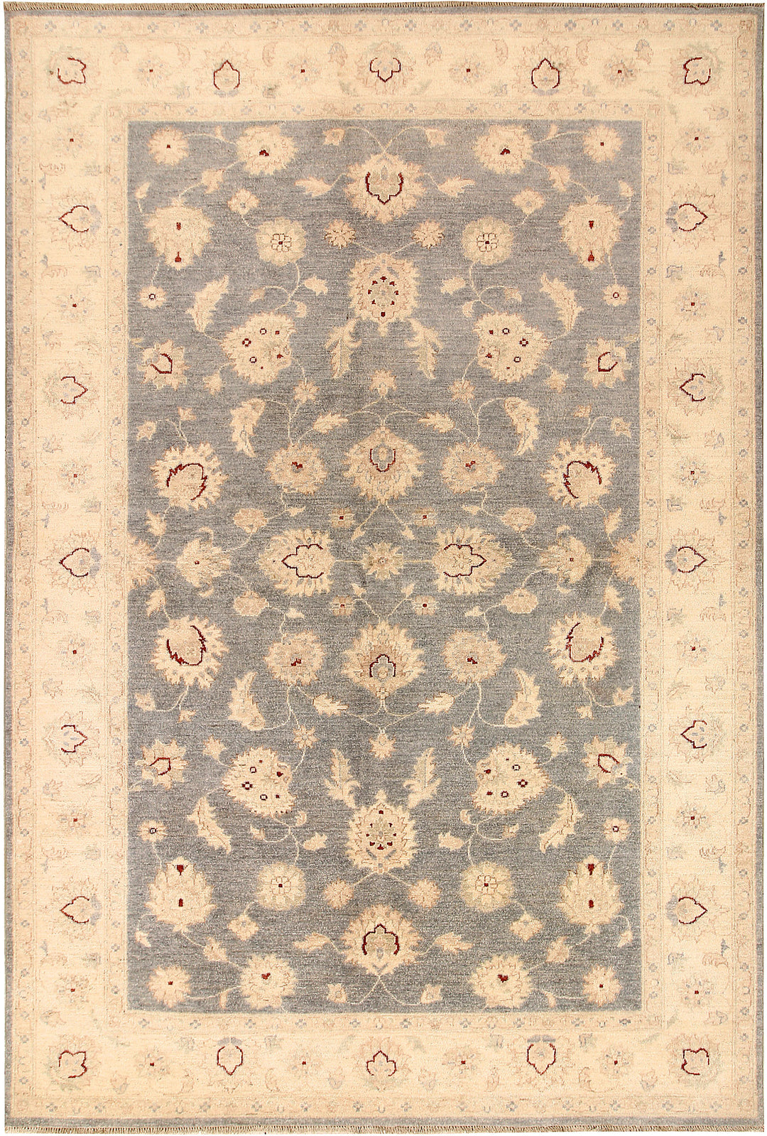 Dark Grey Oushak 6' 7 x 9' 9 - No. 68615 - ALRUG Rug Store