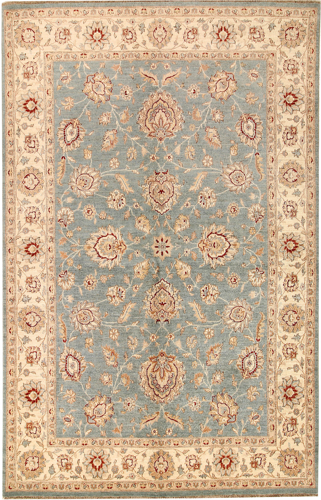 Cadet Blue Ziegler 6' 5 x 9' 10 - No. 68616 - ALRUG Rug Store