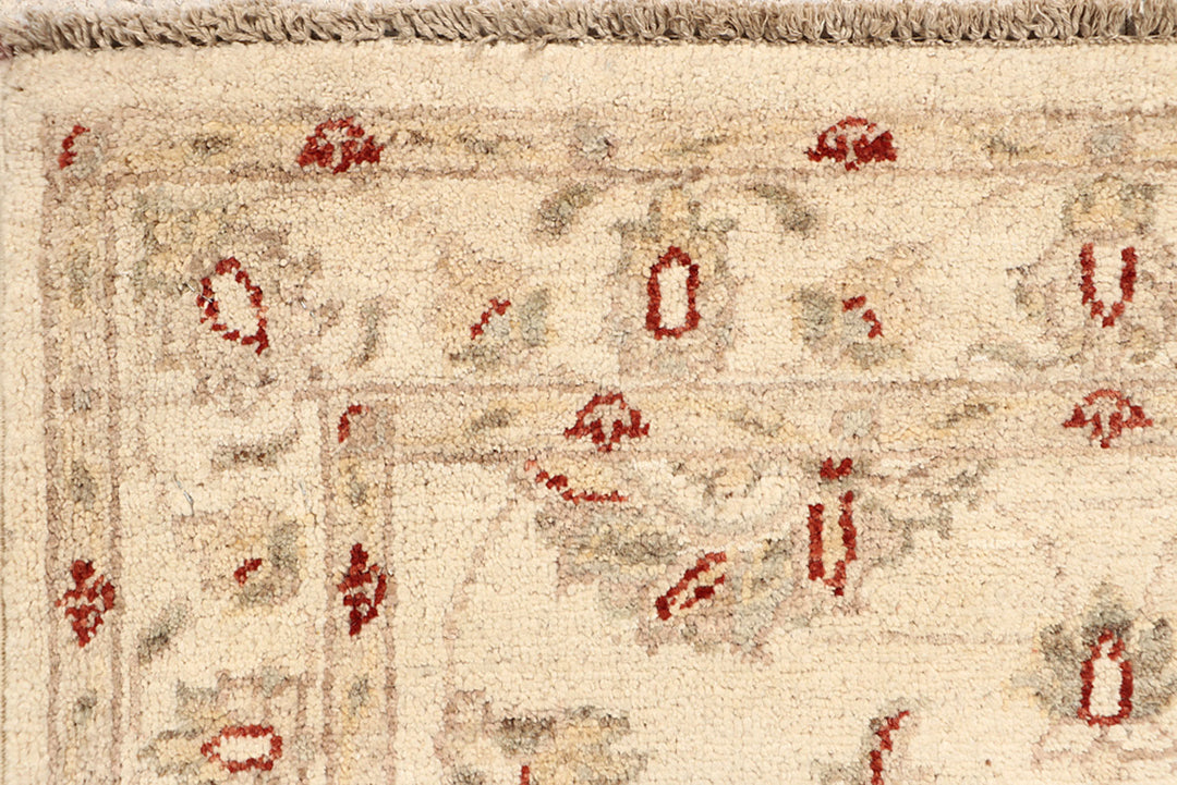 Blanched Almond Oushak 2'  7" x 9'  7" - No. QA29081