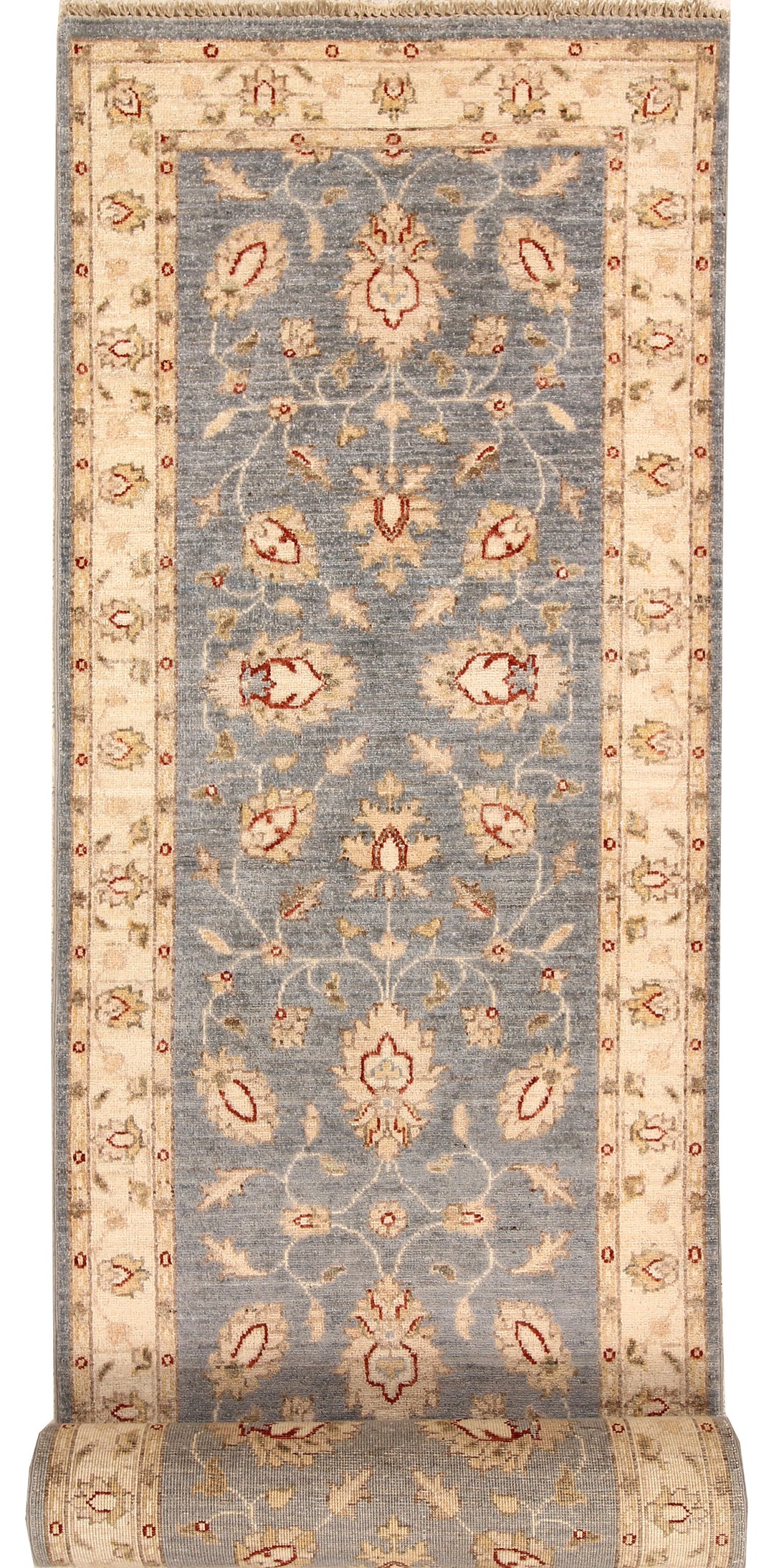 Light Slate Grey Oushak 2' 8 x 13' 11 - No. 68634 - ALRUG Rug Store