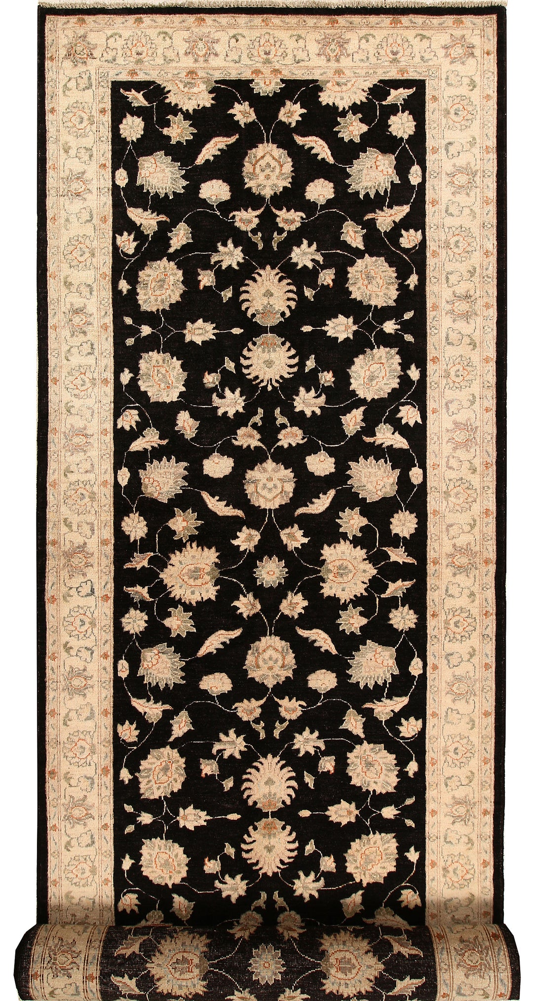 Black Ziegler 4' 3 x 17' 7 - No. 68640 - ALRUG Rug Store