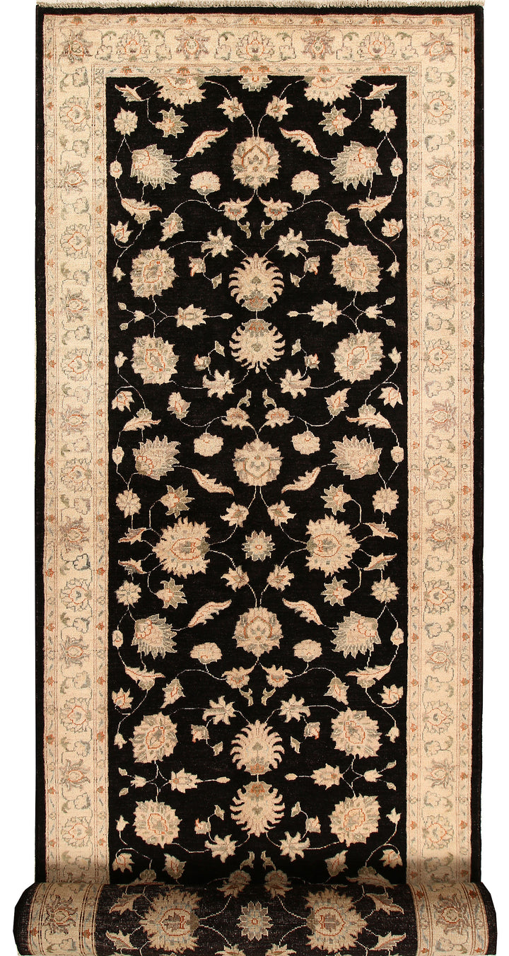 Black Ziegler 4' 3 x 17' 7 - No. 68640 - ALRUG Rug Store
