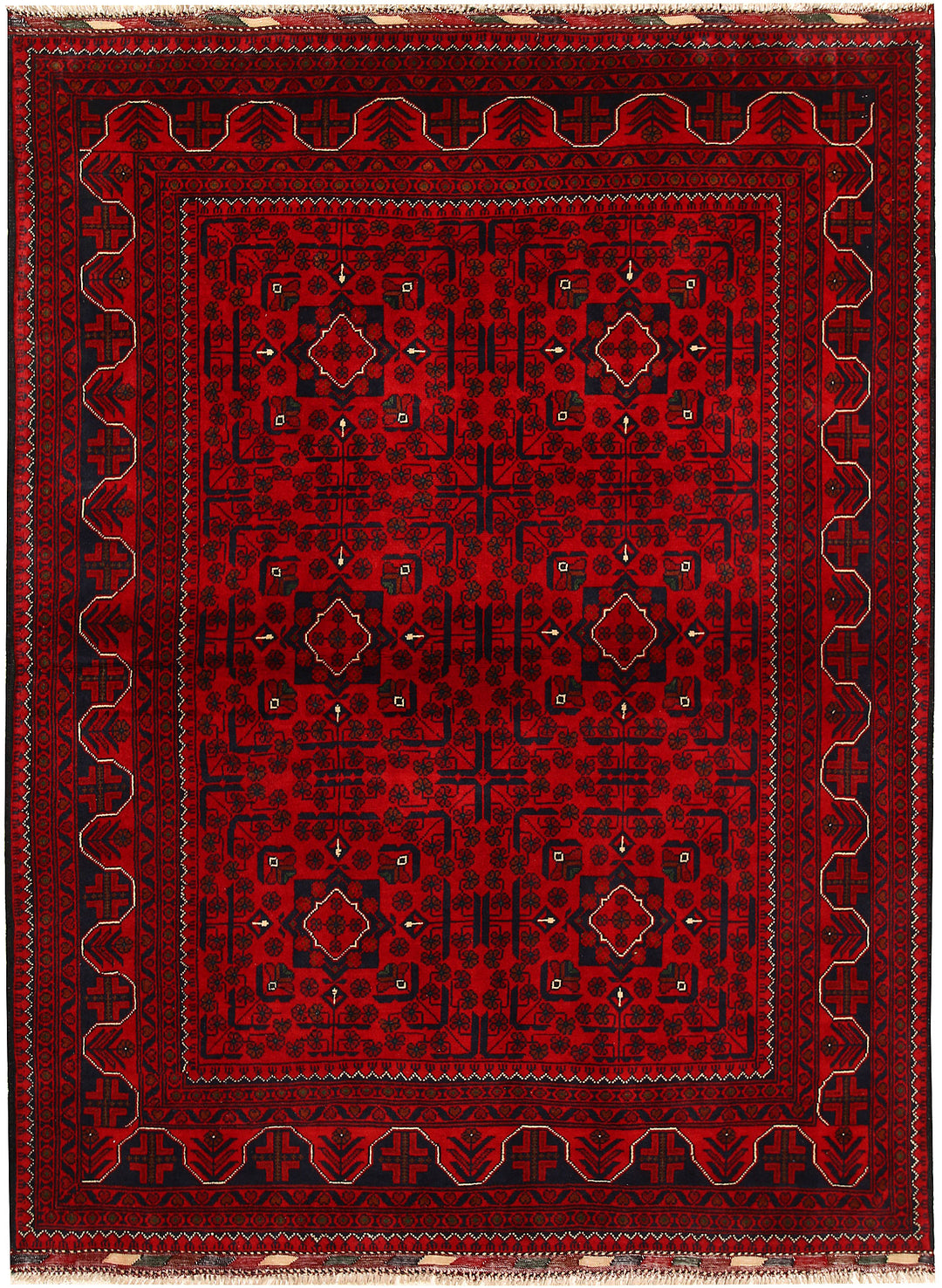 Dark Red Khal Mohammadi 4' 11 x 6' 7 - No. 68645 - ALRUG Rug Store