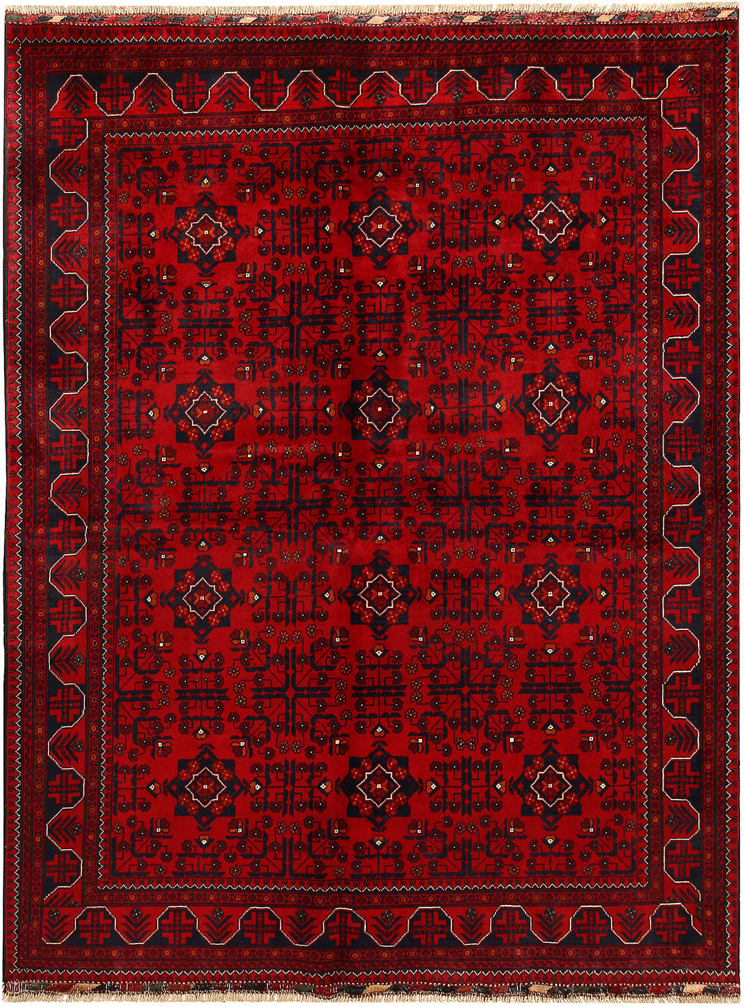 Dark Red Khal Mohammadi 5' 7 x 7' 5 - No. 68648 - ALRUG Rug Store
