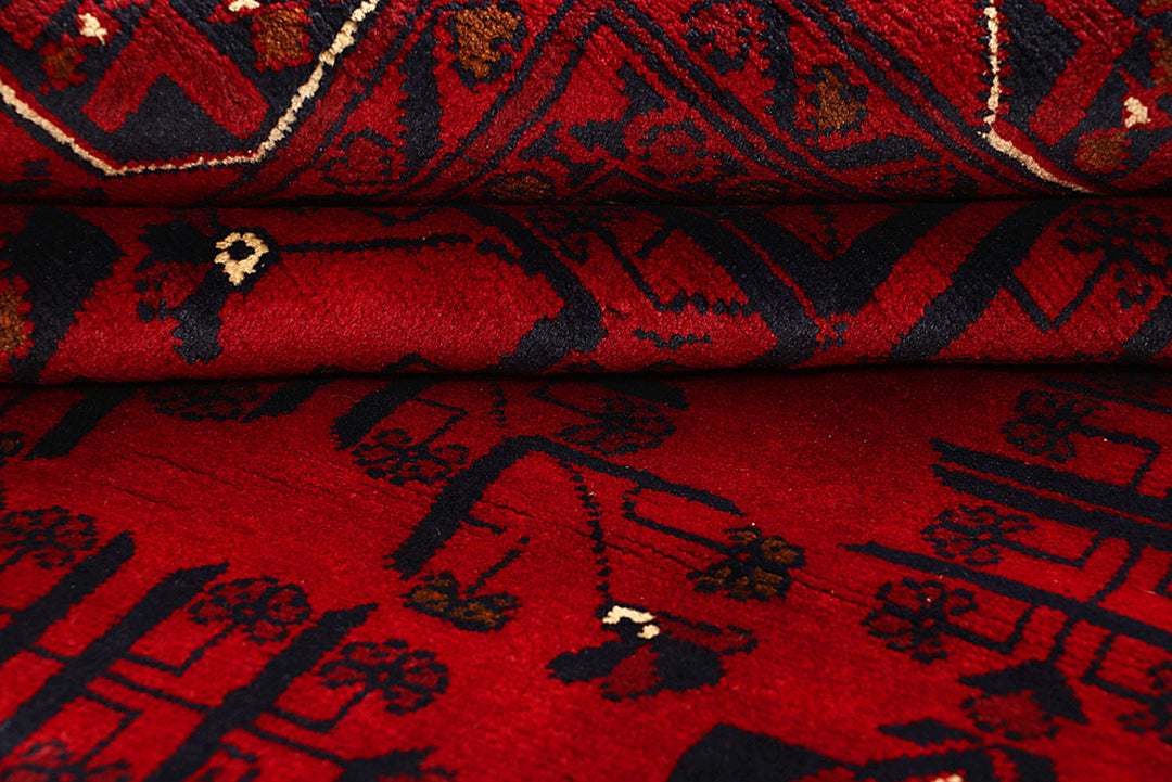 Dark Red Khal Mohammadi 6'  6" x 9'  6" - No. QA73137