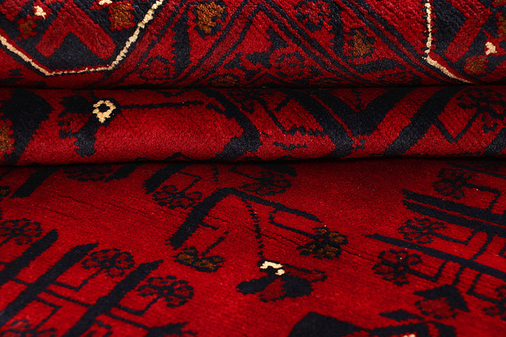 Dark Red Khal Mohammadi 6'  6" x 9'  6" - No. QA73137