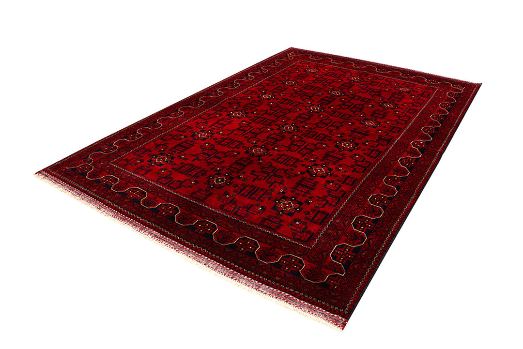 Dark Red Khal Mohammadi 6' 6 x 9' 6 - No. 68651 - ALRUG Rug Store