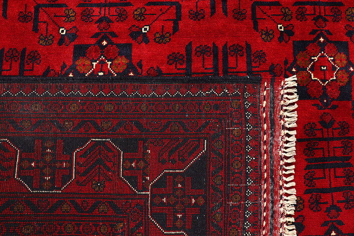 Dark Red Khal Mohammadi 6' 6 x 9' 6 - No. 68651 - ALRUG Rug Store